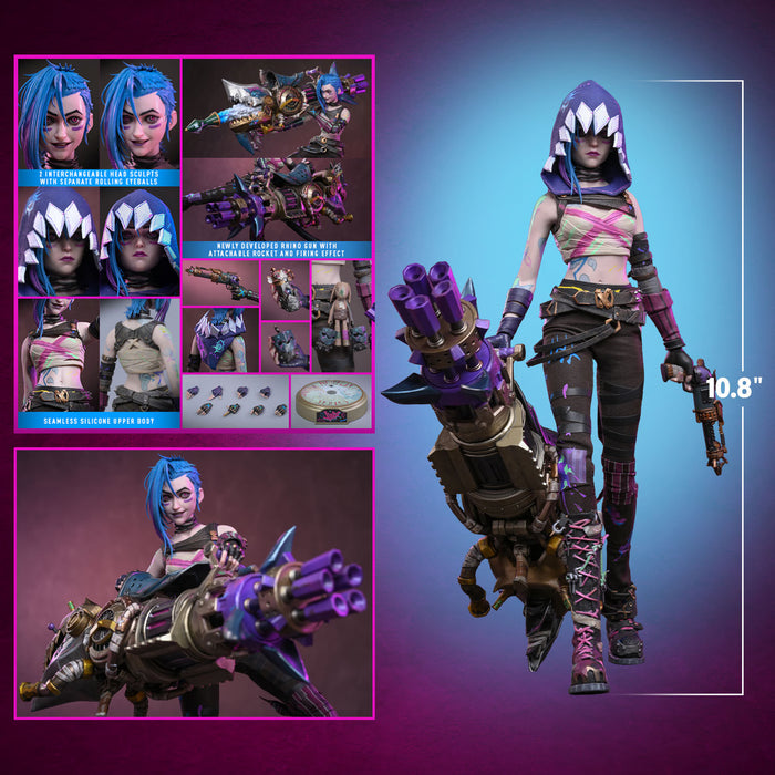 [PREORDER] Fractured Jinx TMS183 | Sixth Scale Figure | Hot Toys