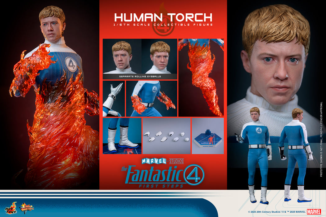 [PREORDER] Human Torch | Sixth Scale Action Figure | Hot Toys