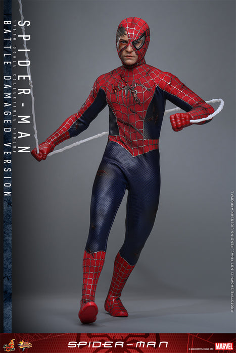 [PREORDER] Spider-Man (Battle Damaged Version) MMS859 | Sixth Scale Action Figure | Hot Toys