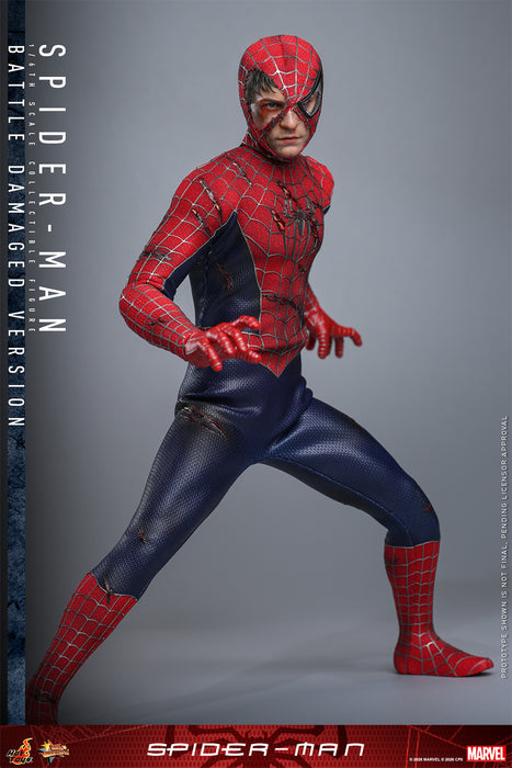 [PREORDER] Spider-Man (Battle Damaged Version) MMS859 | Sixth Scale Action Figure | Hot Toys