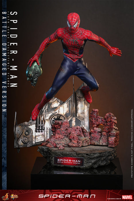 [PREORDER] Spider-Man (Battle Damaged Version) MMS859 | Sixth Scale Action Figure | Hot Toys