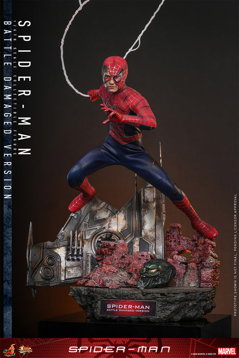 [PREORDER] Spider-Man (Battle Damaged Version) MMS859 | Sixth Scale Action Figure | Hot Toys