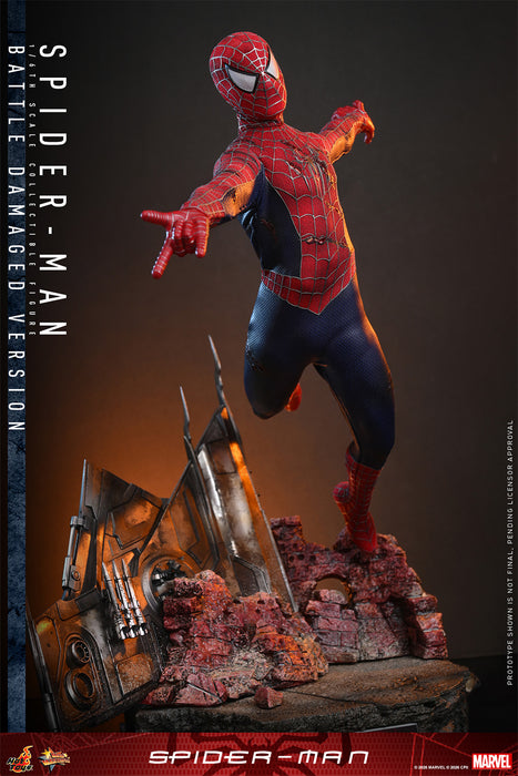 [PREORDER] Spider-Man (Battle Damaged Version) MMS859 | Sixth Scale Action Figure | Hot Toys