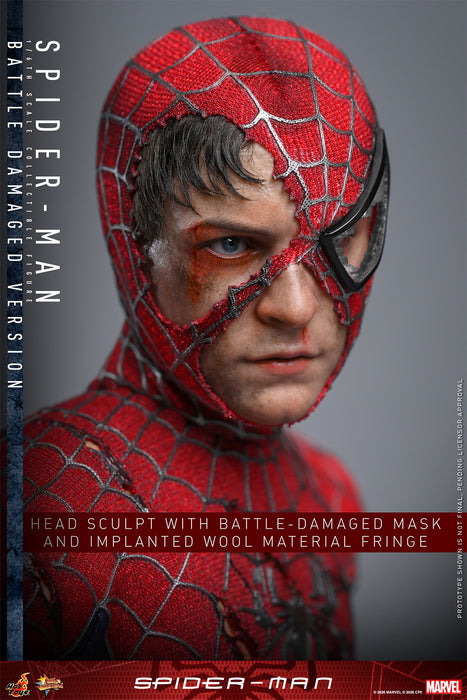 [PREORDER] Spider-Man (Battle Damaged Version) MMS859 | Sixth Scale Action Figure | Hot Toys
