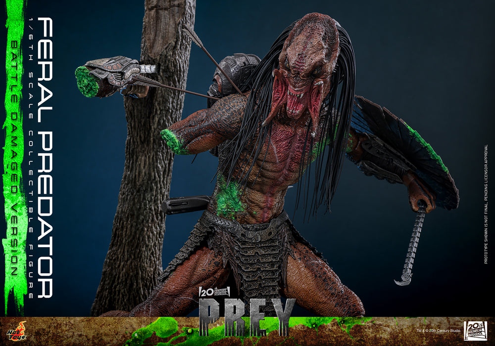 [PREORDER] Feral Predator (Battle Damaged Version) | Sixth Scale Action Figure | Hot Toys