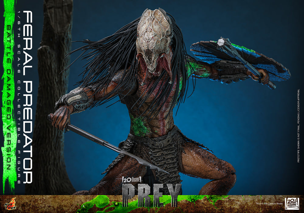 [PREORDER] Feral Predator (Battle Damaged Version) | Sixth Scale Action Figure | Hot Toys