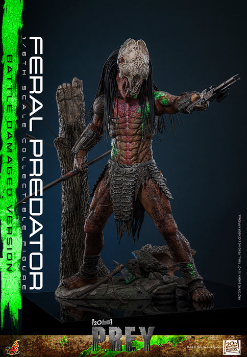 [PREORDER] Feral Predator (Battle Damaged Version) | Sixth Scale Action Figure | Hot Toys