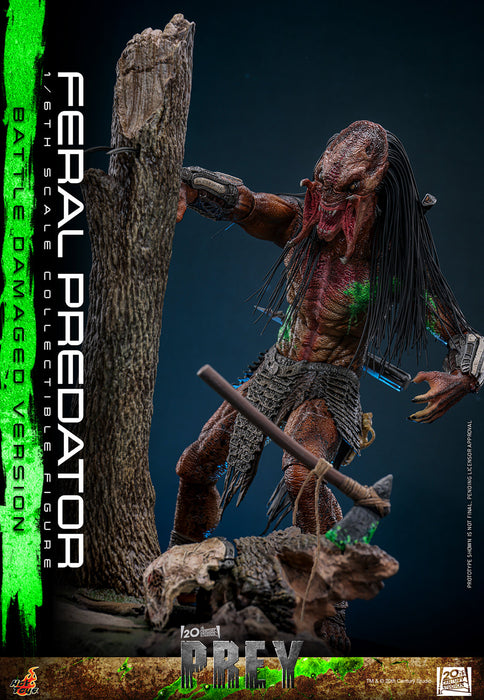 [PREORDER] Feral Predator (Battle Damaged Version) | Sixth Scale Action Figure | Hot Toys