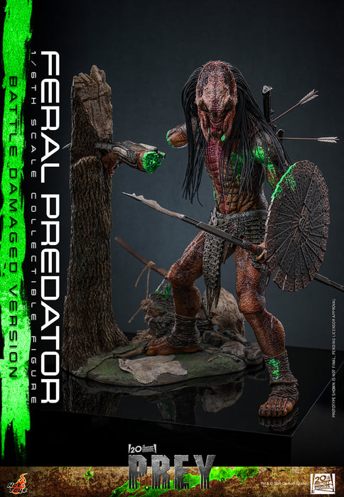 [PREORDER] Feral Predator (Battle Damaged Version) | Sixth Scale Action Figure | Hot Toys