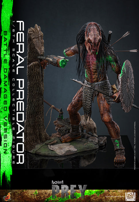 [PREORDER] Feral Predator (Battle Damaged Version) | Sixth Scale Action Figure | Hot Toys