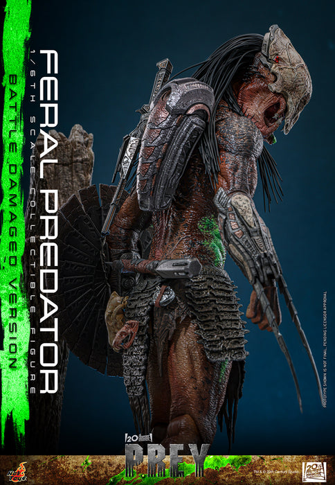 [PREORDER] Feral Predator (Battle Damaged Version) | Sixth Scale Action Figure | Hot Toys