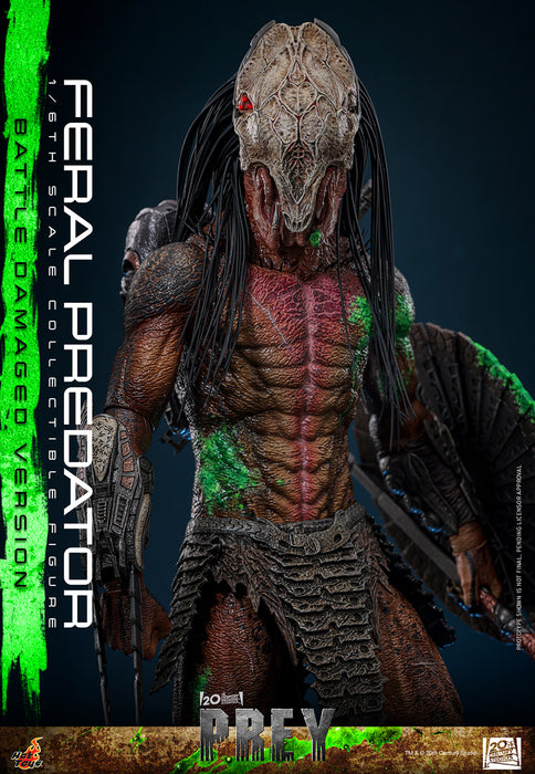 [PREORDER] Feral Predator (Battle Damaged Version) | Sixth Scale Action Figure | Hot Toys