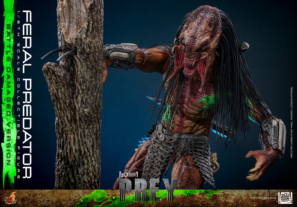 [PREORDER] Feral Predator (Battle Damaged Version) | Sixth Scale Action Figure | Hot Toys