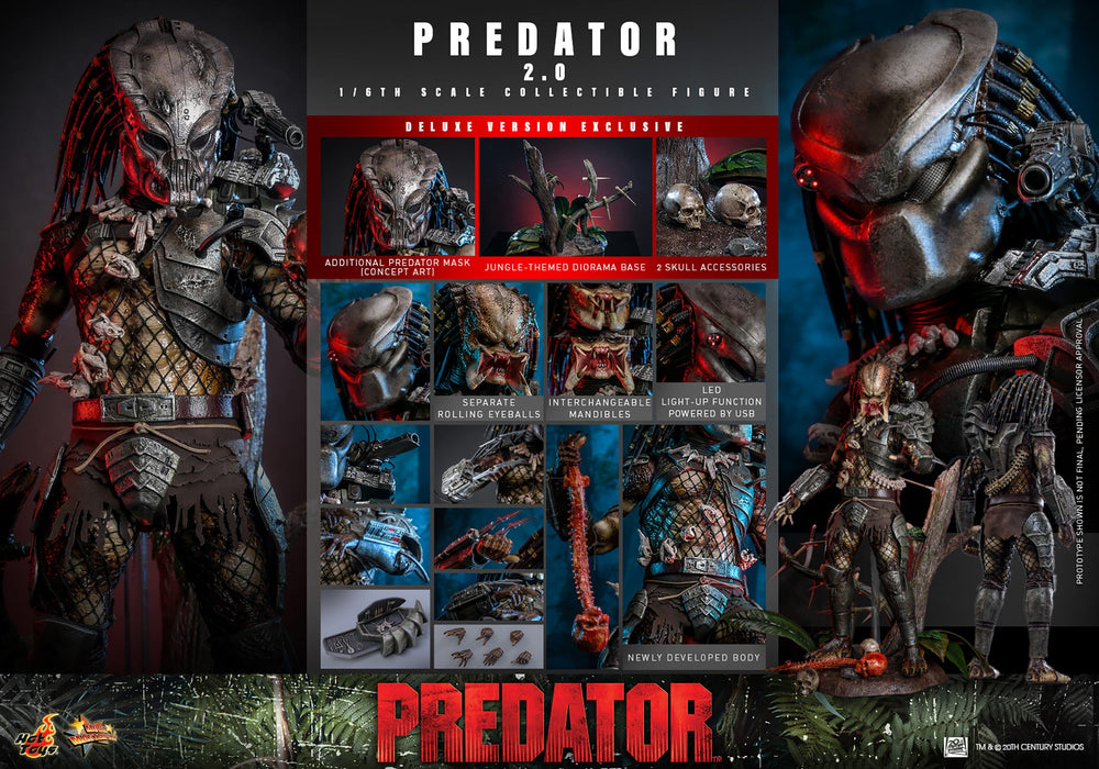 [PREORDER] Predator (2.0) Deluxe Version Sixth Scale Collectible Figure – Predator (1987) (Hot Toys) | Heroes World