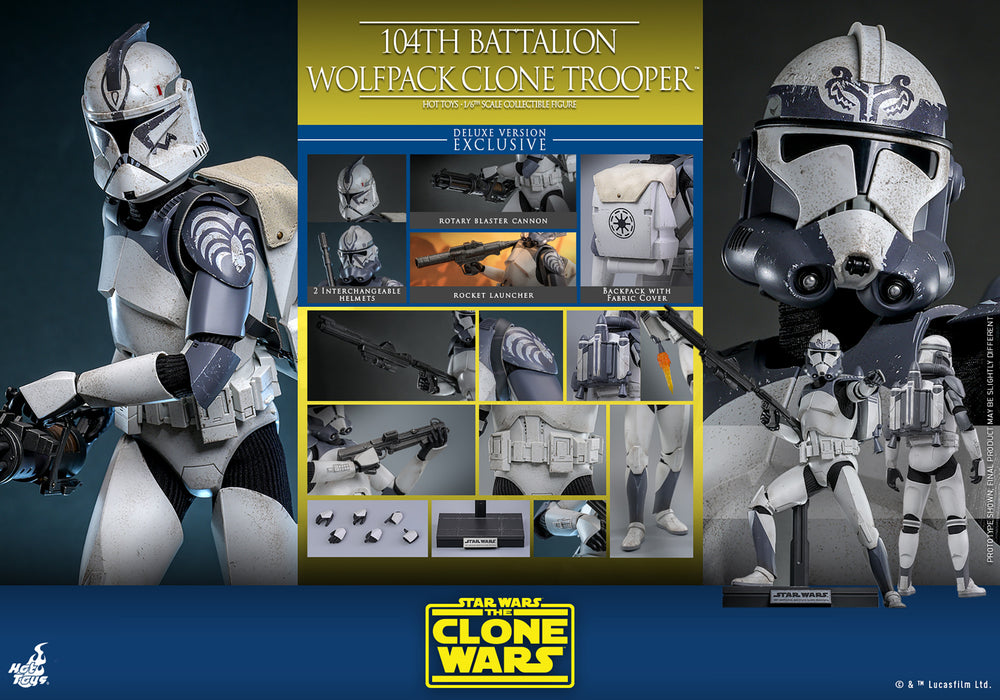 [PREORDER] 104th Battalion Wolfpack Clone Trooper™ (Deluxe Version) Sixth Scale Figure