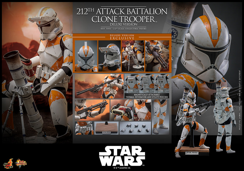 [PREORDER] 212th Attack Battalion Clone Trooper™ (Deluxe Version) | Sixth Scale Action Figure | Hot Toys