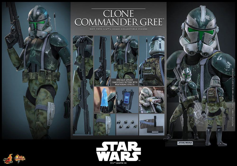 [PREORDER] Clone Commander Gree MMS877 | Sixth Scale Figure | Hot Toys