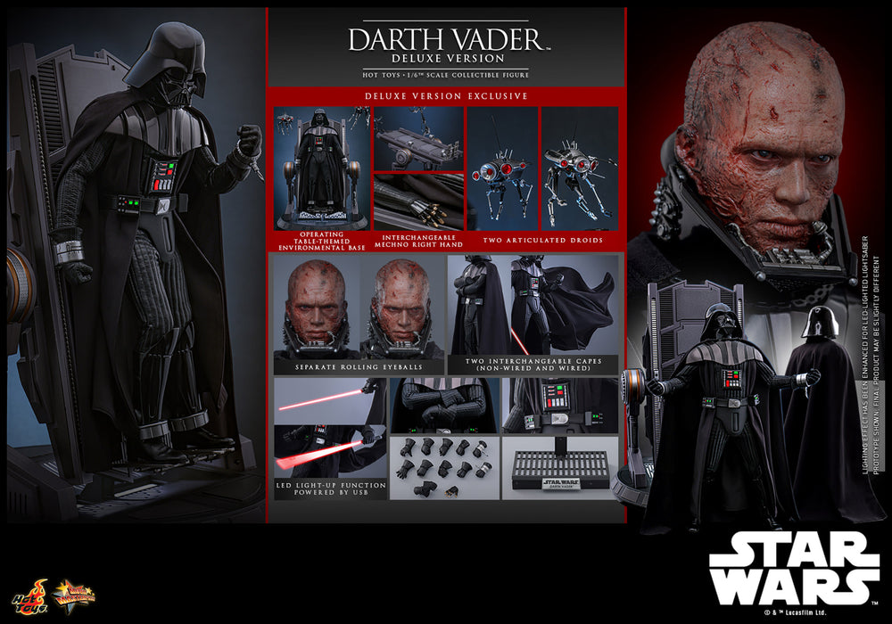 [PREORDER] Darth Vader™ (Deluxe Version) Sixth Scale Figure