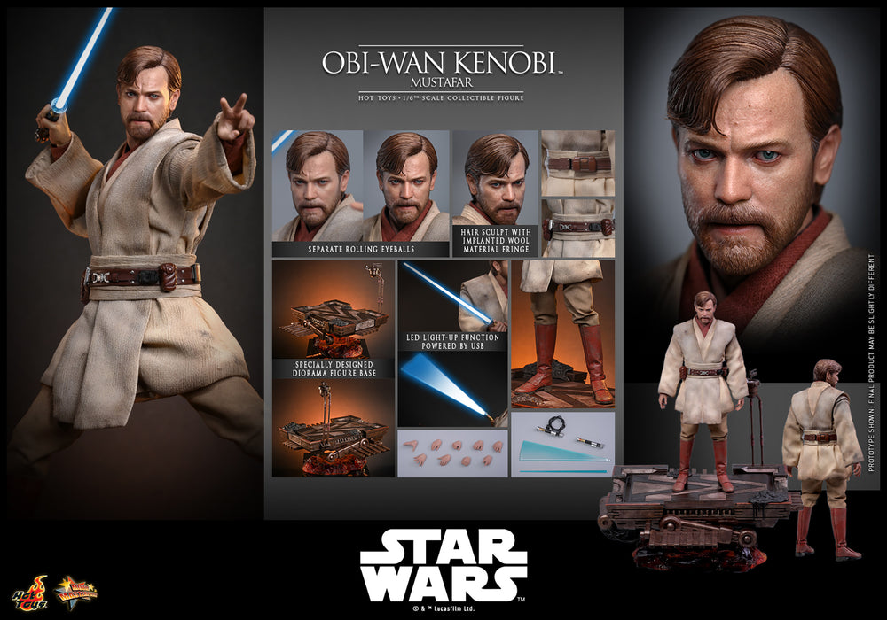 [PREORDER] Obi-Wan Kenobi™ (Mustafar) | Sixth Scale Action Figure | Hot Toys