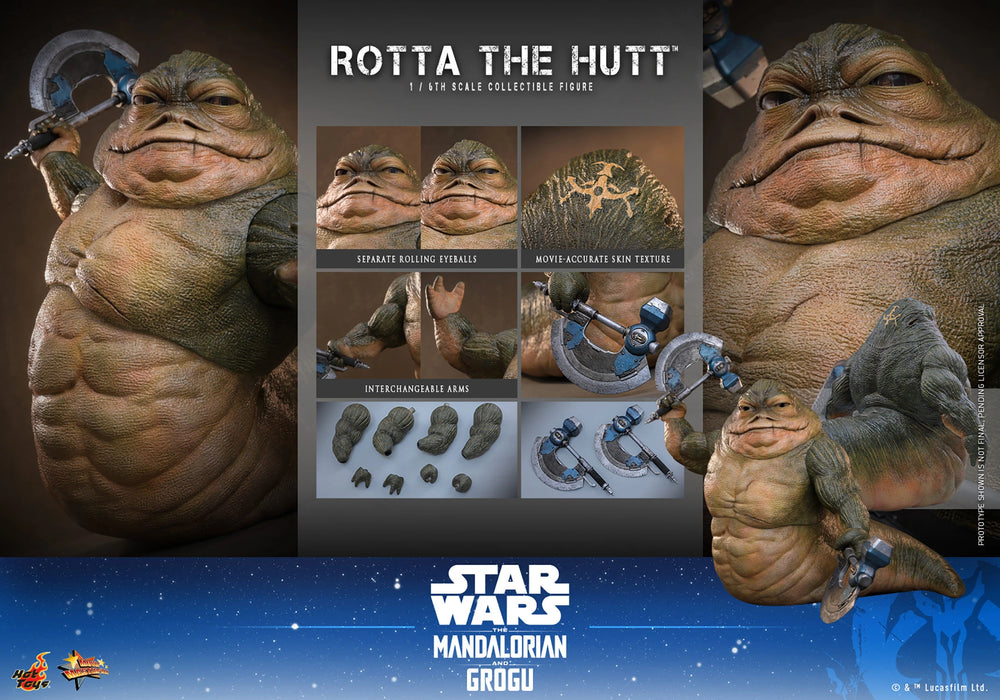[PREORDER] Rotta The Hutt MMS885 | Sixth Scale Figure | Hot Toys