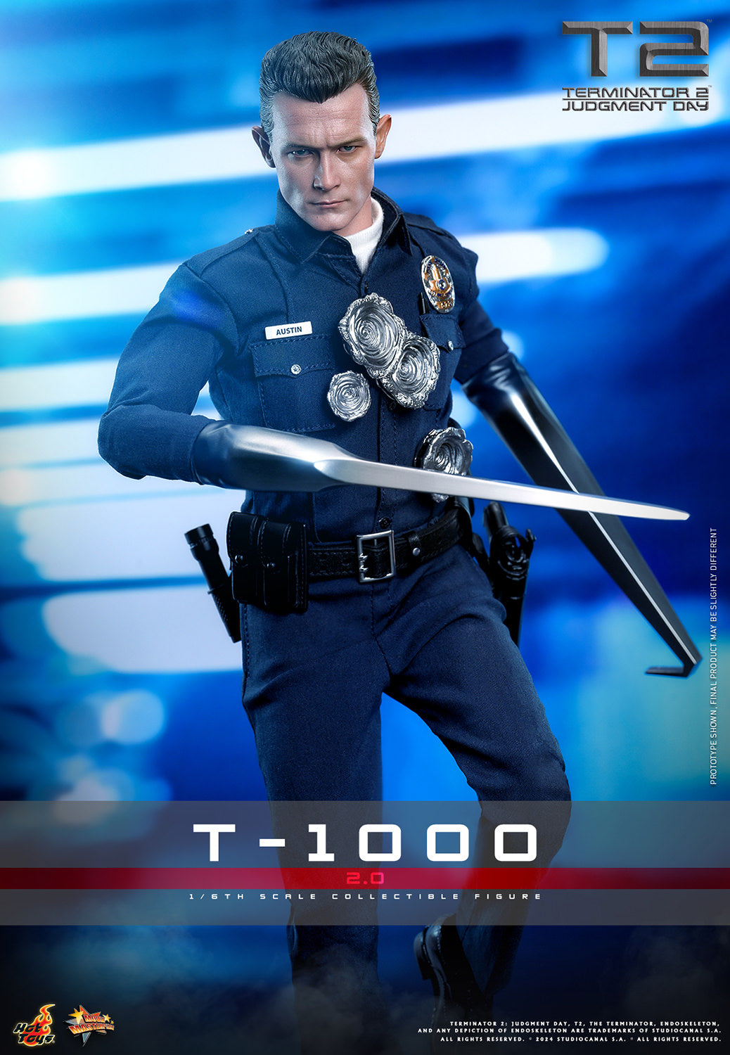 PREORDER] T-1000 (2.0) Sixth Scale Figure — Heroes World