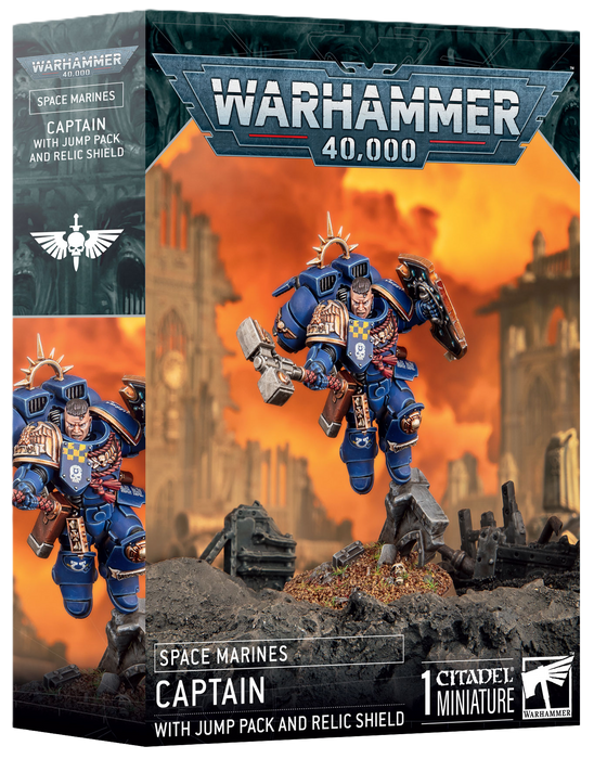 Captain with Jump Pack and Relic Shield (Space Marine) | Warhammer 40,000