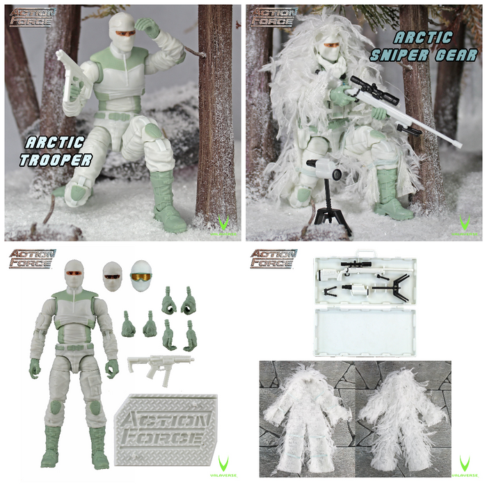 Bundle: Arctic Trooper & Arctic Sniper Gear Pack - Series 4 (Action Force)
