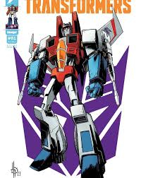 Transformers #1 Starscream Art Print | Image Comics | Signed By Jason Howard