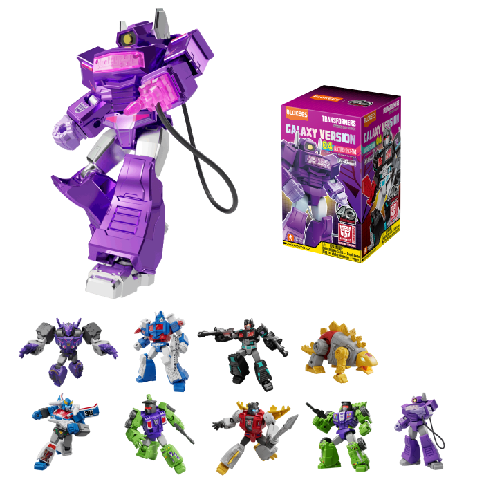Transformers Galaxy Version 04 Fractured Space-Time Mini Model Kit (Blokees)