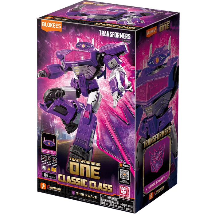 Classic Class Shockwave | Transformers One | Blokees Model Kit