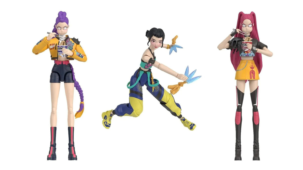 KPop Demon Hunters 6-inch scale action figures (HUNTRIX SET of 3 FIGURES) | Action Figure | Mattel