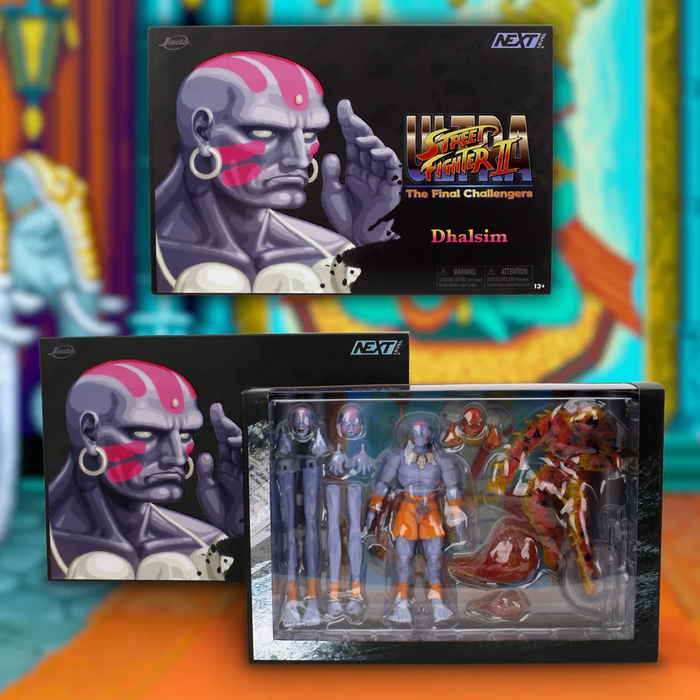 Ultra Street Fighter II Dhalsim 1/12 Scale Action Figure Deluxe Player 2 (Exclusive) | Jada Toys