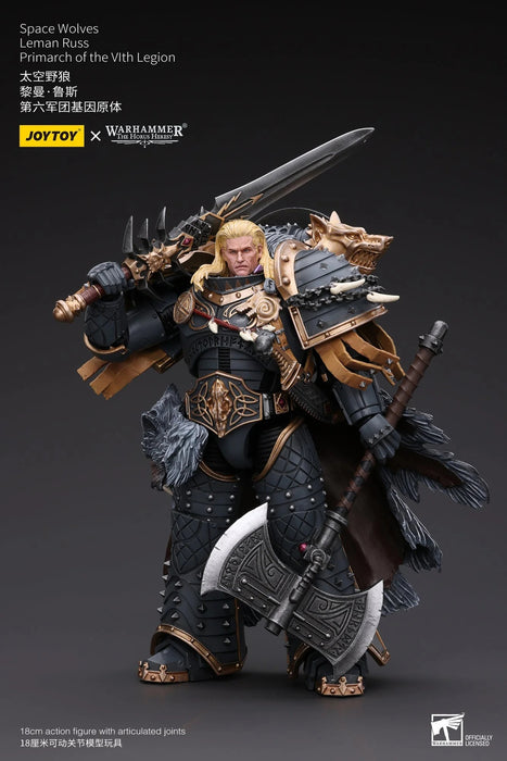 [RE-RUN PREORDER] Space Wolves Leman Russ Primarch of the VIth Legion - Warhammer "The Horus Heresy" | Action Figure | Joy Toy