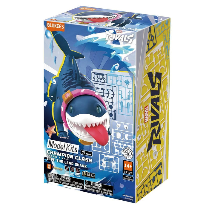 [PREORDER] Marvel Rivals Jeff the Land Shark Champion Class | Model Kit | Blokees