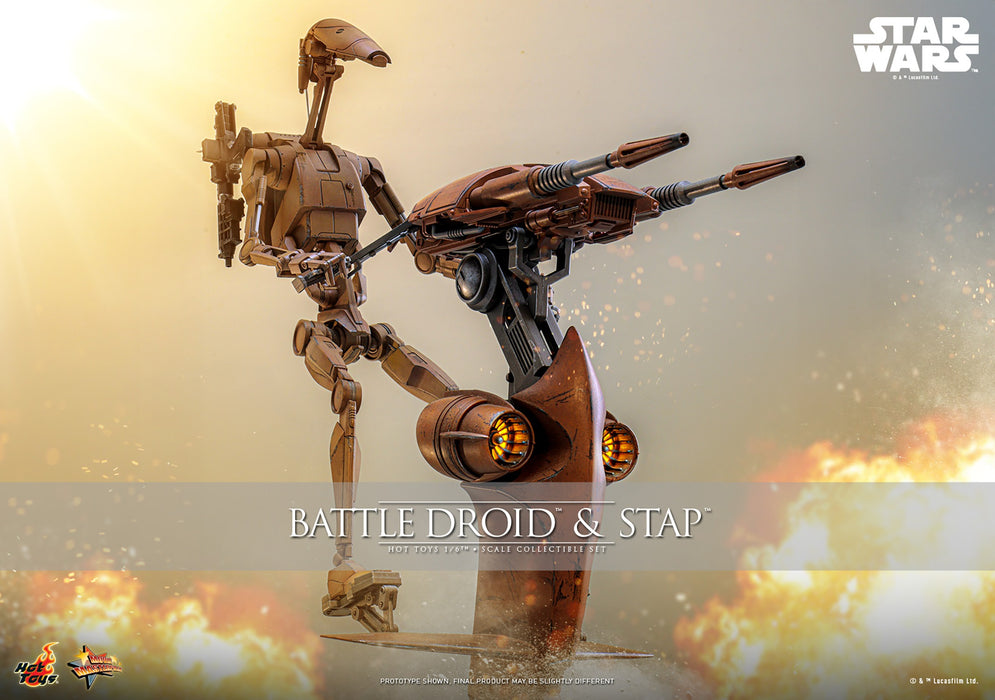 [PREORDER JUNE 2027] Battle Droid & STAP | Sixth Scale Figure Set | Hot Toys