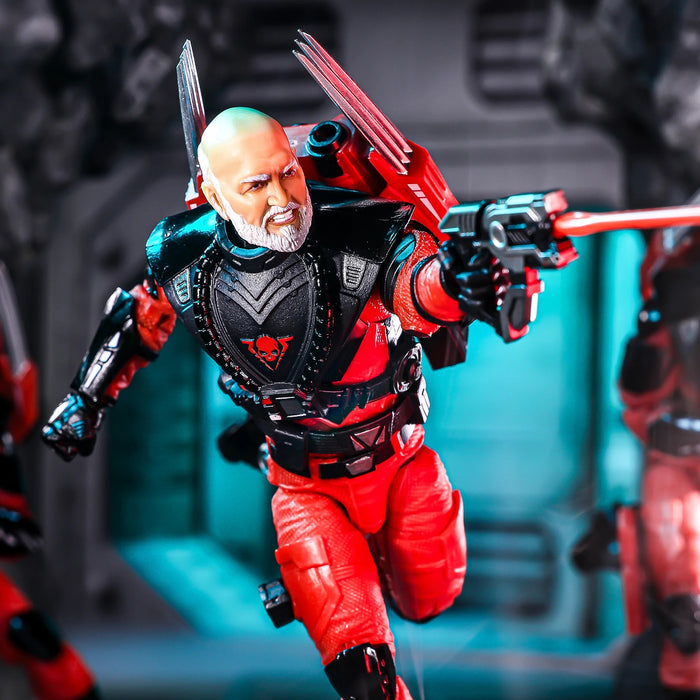 Red Shadows 6" PILOT CHARACTER KIT Accessory (1/12 Scale) | Action Figure | Skeletron