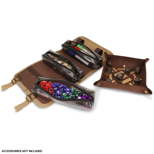 ACCESSORY POWER ENHANCE VENTURE CANVAS DICE ROLL CASE | DnD Accessories | AP