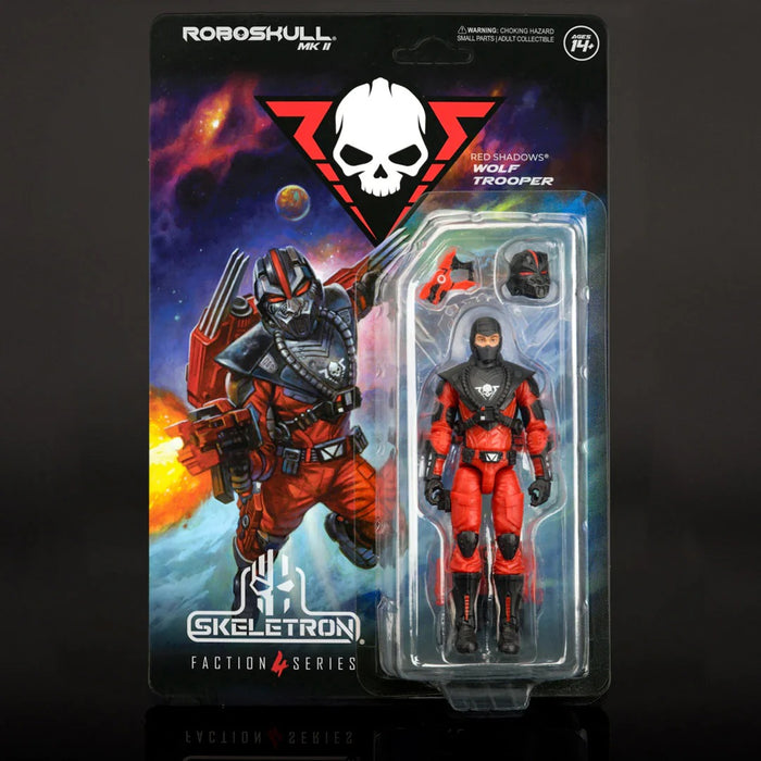 Red Shadows 4" WOLF TROOPER (1/18 Scale) | Action Figure | Skeletron