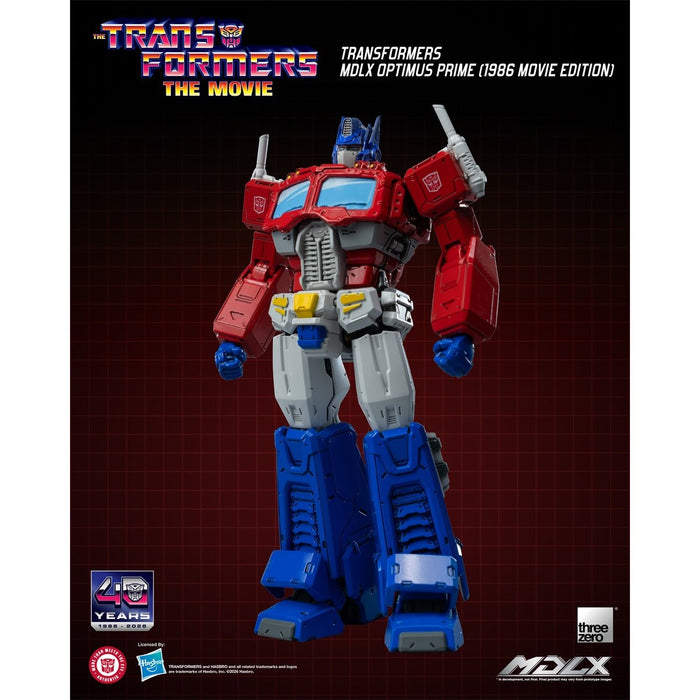 [PREORDER] Transformers Optimus Prime 1986 Movie Edition MDLX | Action Figure | Threezero