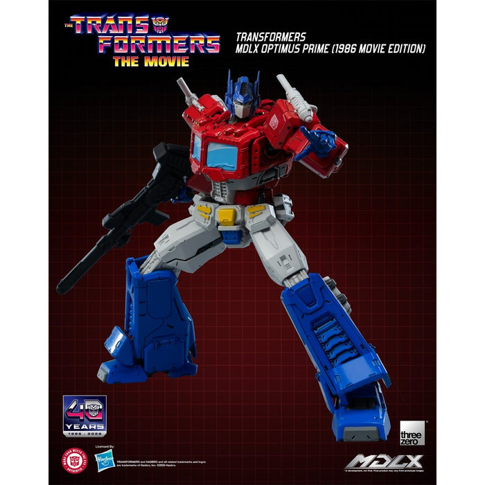 [PREORDER] Transformers Optimus Prime 1986 Movie Edition MDLX | Action Figure | Threezero