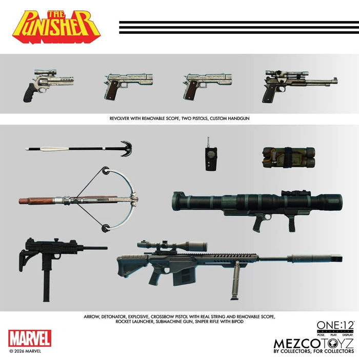 [PREORDER] The Punisher One:12 Collective | Action Figure | Mezco