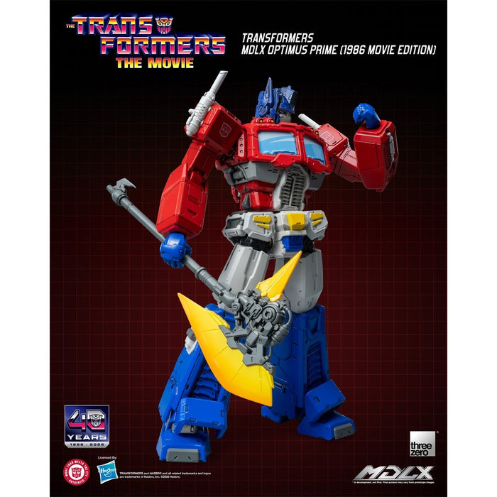 [PREORDER] Transformers Optimus Prime 1986 Movie Edition MDLX | Action Figure | Threezero