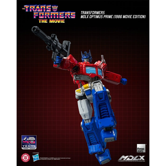 [PREORDER] Transformers Optimus Prime 1986 Movie Edition MDLX | Action Figure | Threezero