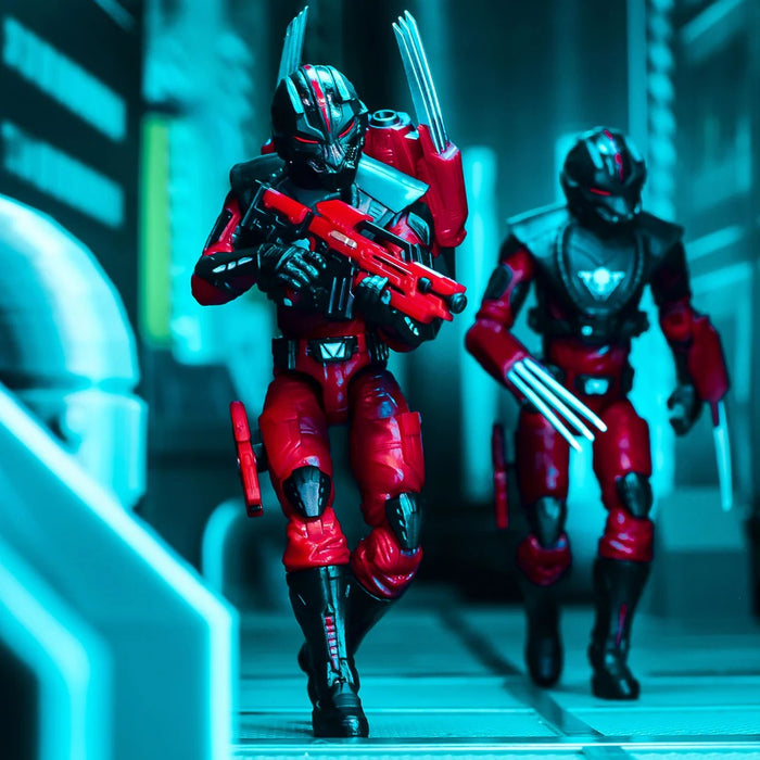 Red Shadows 4" WOLF TROOPER (1/18 Scale) | Action Figure | Skeletron