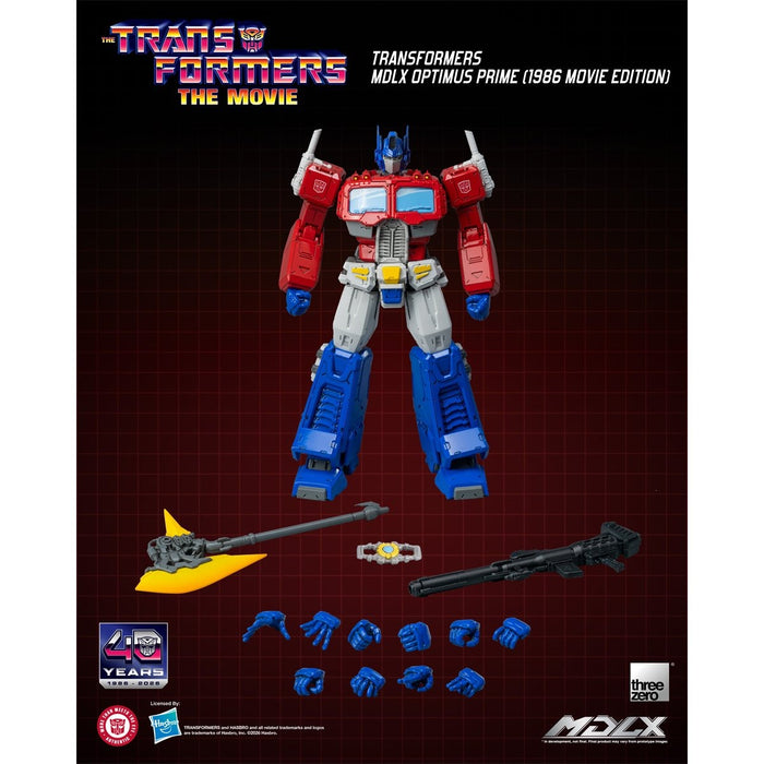 [PREORDER] Transformers Optimus Prime 1986 Movie Edition MDLX | Action Figure | Threezero