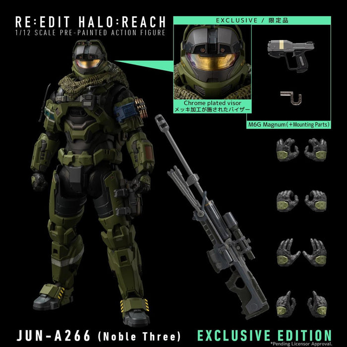 [PREORDER] Halo: Reach RE:EDIT Jun-A266 Noble Three 1:12 Scale Exclusive Edition (Re-Release) | Action Figure | 1000 Toys