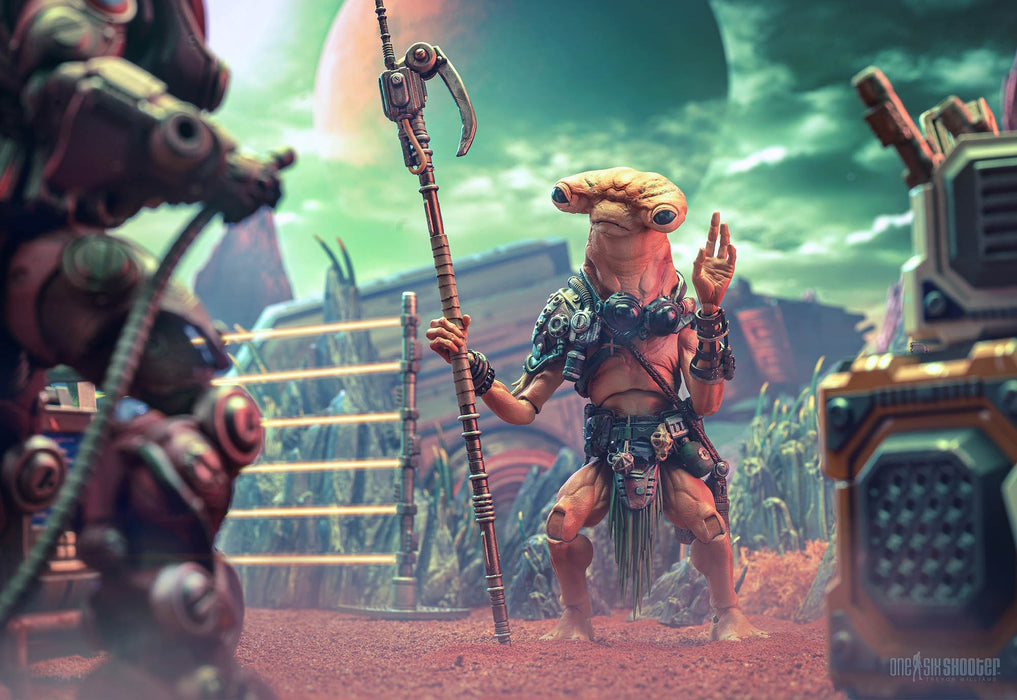 UkHa (OxKrewe - Book One, Thraxxon) | Cosmic Legions Action Figure | Four Horsemen