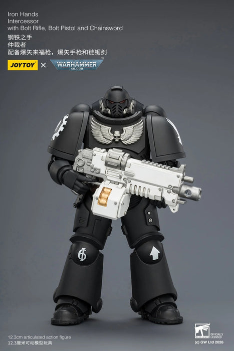 [PREORDER]  Space Marine Intercessor with Bolt Rifle, Bolt Pistol and Chainsword (Warhammer 40K) | 1/18 Action Figure | JOY TOY