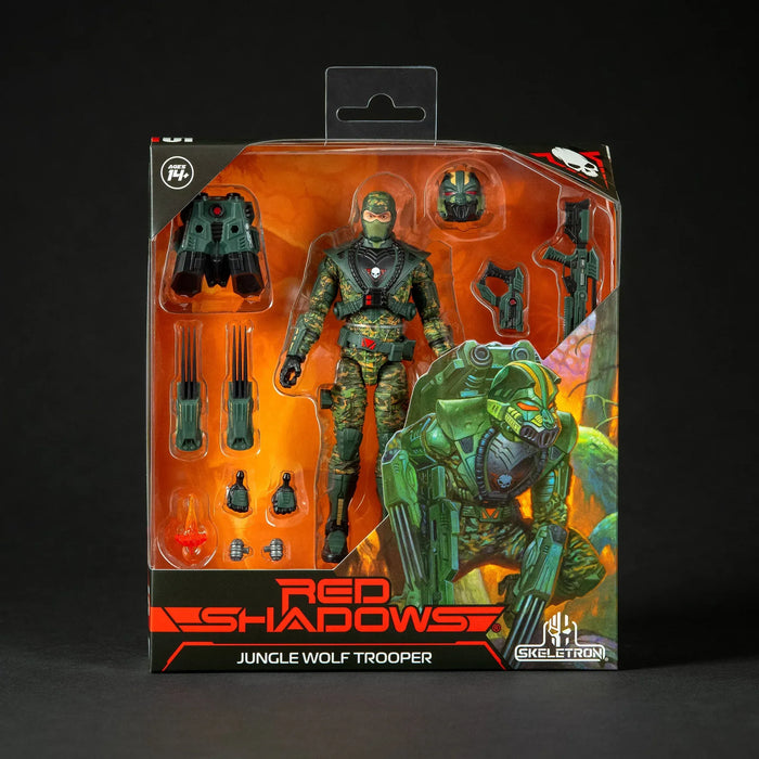 Red Shadows 6" JUNGLE WOLF TROOPER (1/12 Scale) | Action Figure | Skeletron