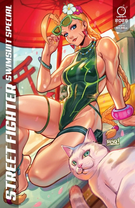 [PREORDER - On Sale 07/22/2026] 2026 Street Fighter Swimsuit Special #1 (Set of 4 Covers) | Udon Comics